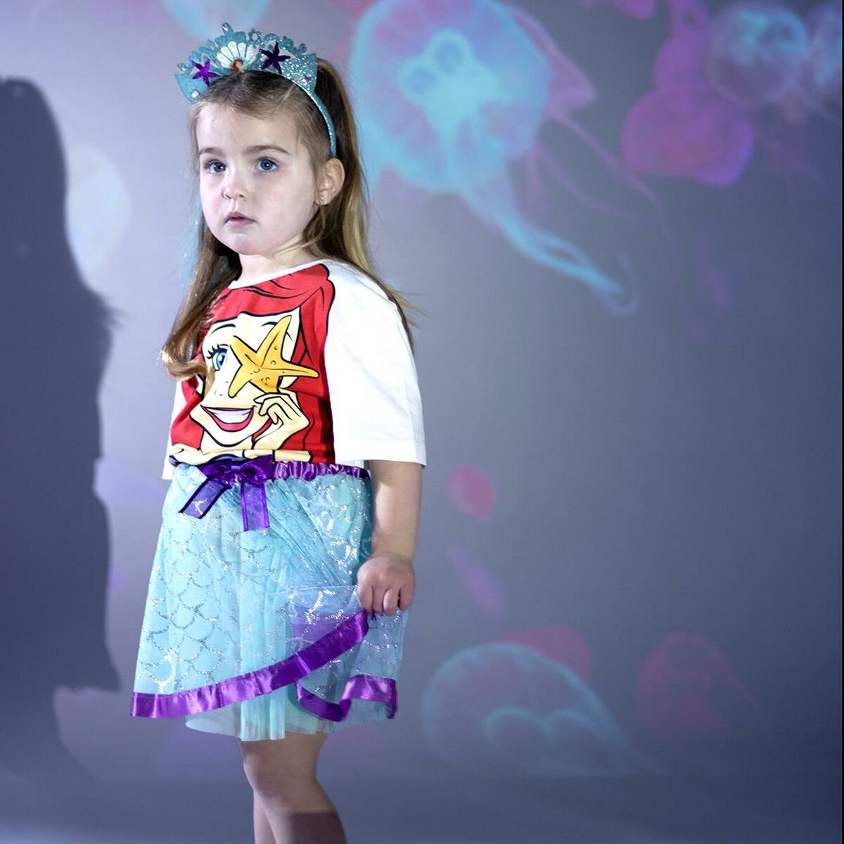 Children's costume Disney Princess Turquoise 12,5 x 19 x 1 cm 2 Pieces